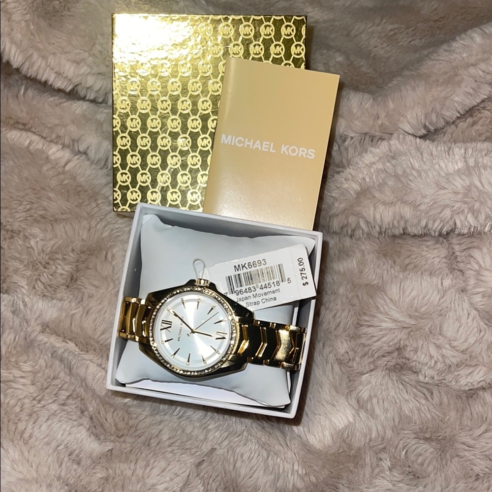 Michael Kors Two-Tone Gold and Silver Watch